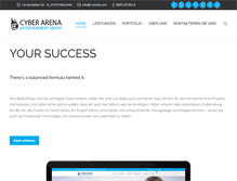 Tablet Screenshot of c-arena.com